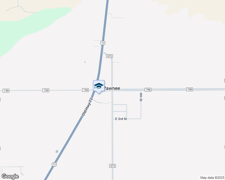 map of restaurants, bars, coffee shops, grocery stores, and more near in Pawnee