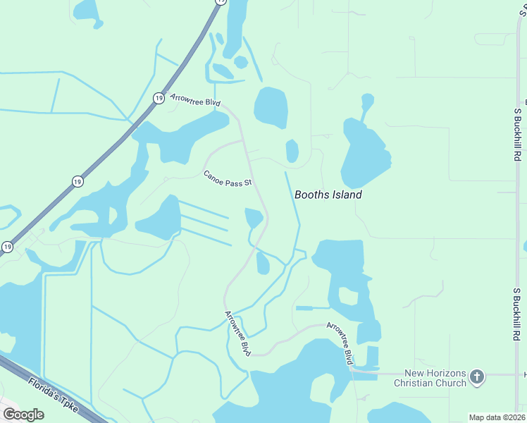 map of restaurants, bars, coffee shops, grocery stores, and more near 11057 Arrowtree Boulevard in Clermont