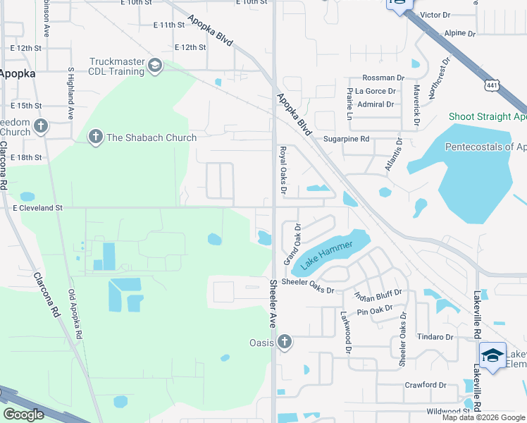 map of restaurants, bars, coffee shops, grocery stores, and more near 772 Dacoma Court in Apopka