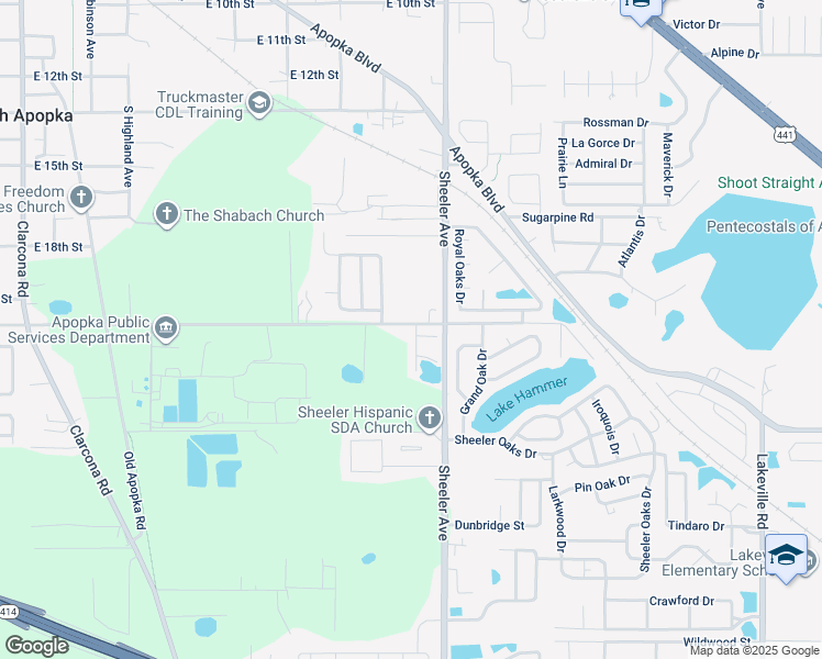 map of restaurants, bars, coffee shops, grocery stores, and more near 772 Dacoma Court in Apopka