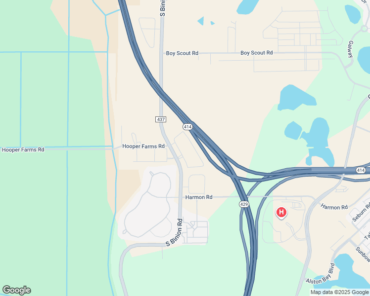map of restaurants, bars, coffee shops, grocery stores, and more near 1851 Peak Circle in Apopka