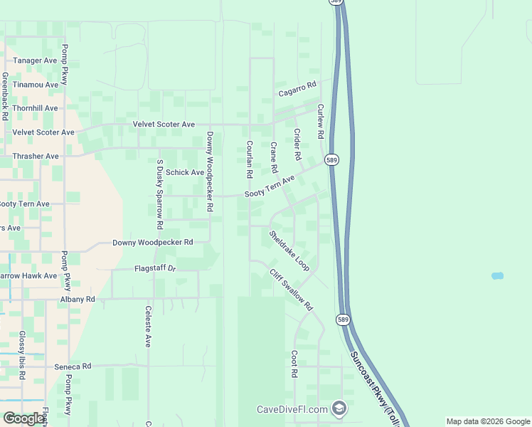 map of restaurants, bars, coffee shops, grocery stores, and more near 16101 Sheldrake Loop in Brooksville