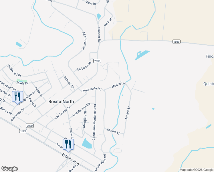 map of restaurants, bars, coffee shops, grocery stores, and more near 832 Molina Loop in Eagle Pass