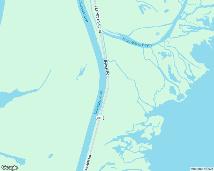 map of restaurants, bars, coffee shops, grocery stores, and more near 5 Farm to Market Road 2031 in Matagorda