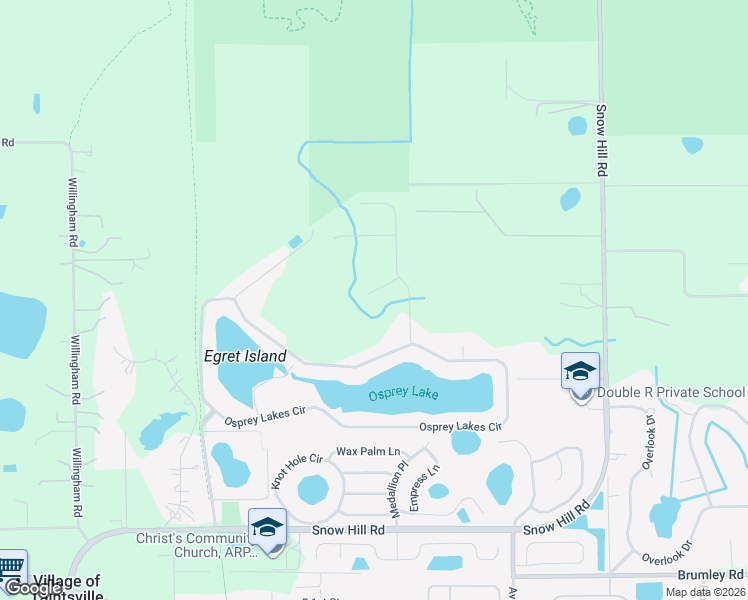 map of restaurants, bars, coffee shops, grocery stores, and more near 517 Sparrow Hawk Cove in Chuluota
