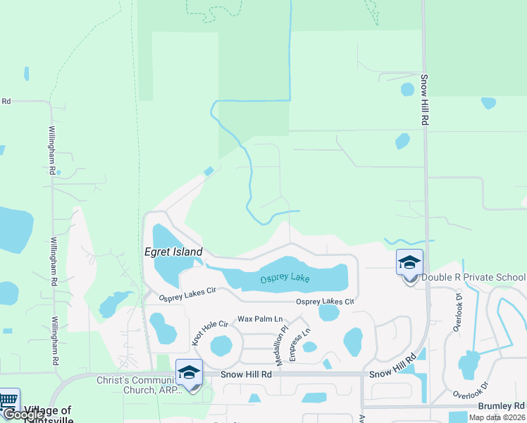 map of restaurants, bars, coffee shops, grocery stores, and more near 517 Sparrow Hawk Cove in Chuluota