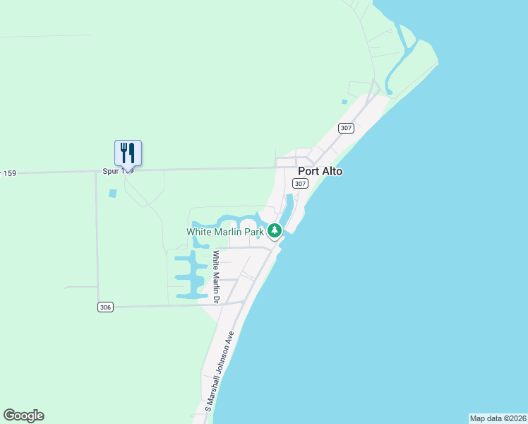 map of restaurants, bars, coffee shops, grocery stores, and more near 64 Warsaw Landing in Port Lavaca