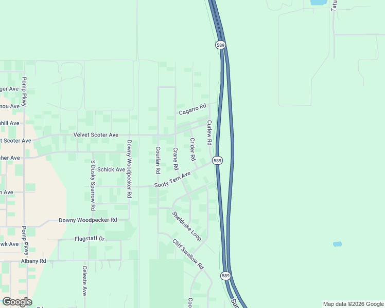 map of restaurants, bars, coffee shops, grocery stores, and more near 16272 Crane Road in Brooksville