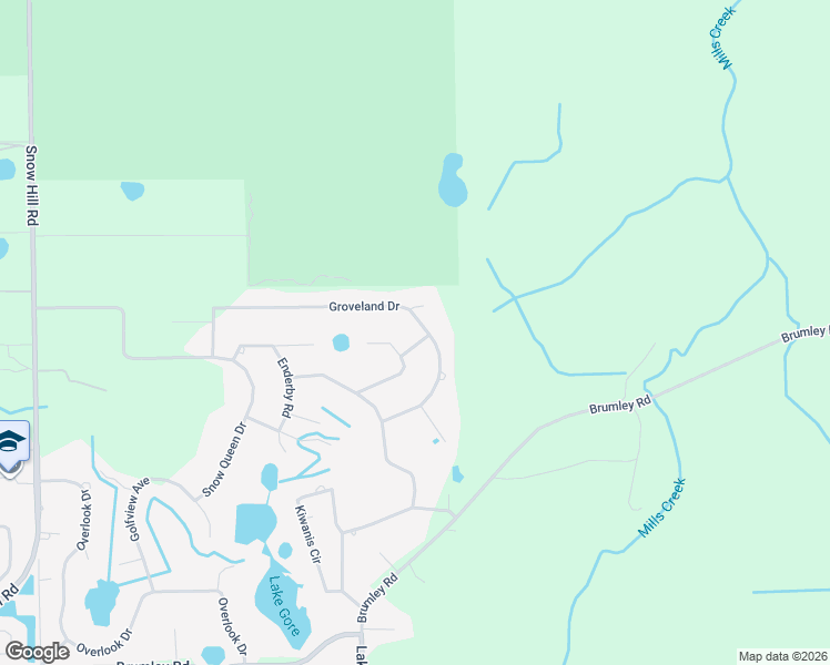 map of restaurants, bars, coffee shops, grocery stores, and more near 1175 Groveland Drive in Chuluota