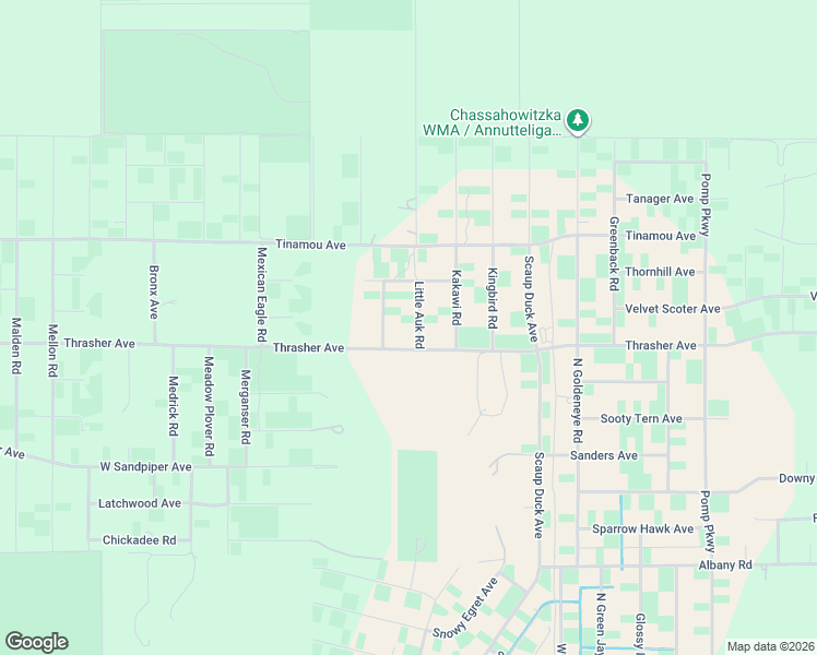 map of restaurants, bars, coffee shops, grocery stores, and more near 16247 Little Auk Road in Brooksville