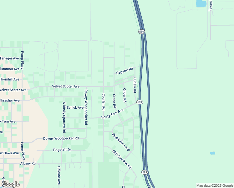 map of restaurants, bars, coffee shops, grocery stores, and more near 16272 Crane Road in Brooksville