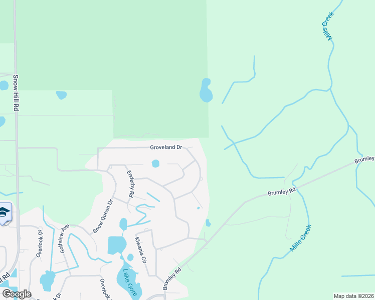 map of restaurants, bars, coffee shops, grocery stores, and more near 1175 Groveland Drive in Chuluota