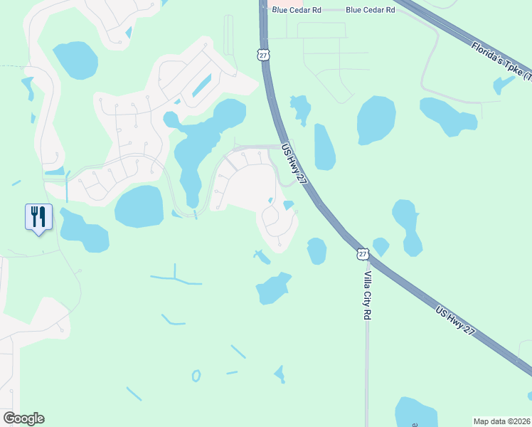 map of restaurants, bars, coffee shops, grocery stores, and more near 21830 King Henry Avenue in Leesburg
