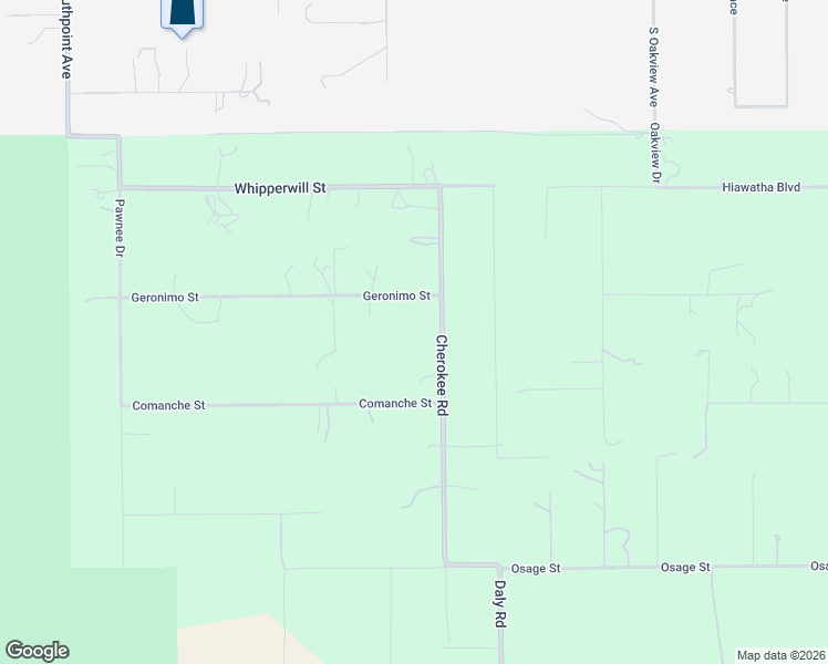 map of restaurants, bars, coffee shops, grocery stores, and more near 16289 Cherokee Road in Brooksville