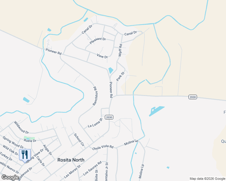 map of restaurants, bars, coffee shops, grocery stores, and more near 2404 Old Pioneer Road in Eagle Pass