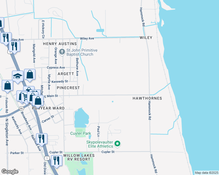 2500 East Main Street, Mims FL Walk Score