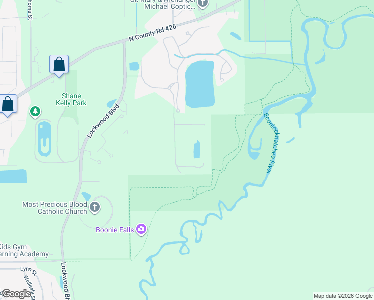 map of restaurants, bars, coffee shops, grocery stores, and more near 491 Van Arsdale Street in Oviedo