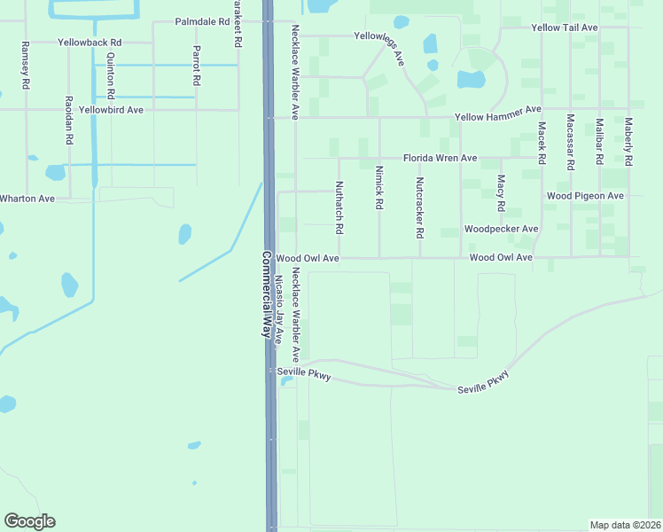 map of restaurants, bars, coffee shops, grocery stores, and more near 10380 Wood Owl Avenue in Brooksville