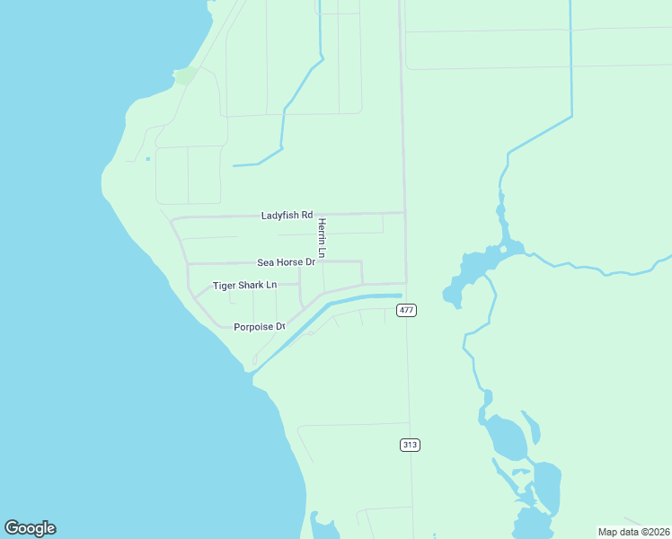 map of restaurants, bars, coffee shops, grocery stores, and more near 185 Porpoise Drive in Jackson County