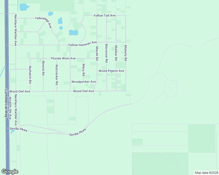 map of restaurants, bars, coffee shops, grocery stores, and more near 11260 Wood Owl Avenue in Brooksville