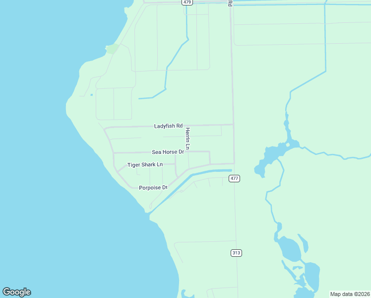 map of restaurants, bars, coffee shops, grocery stores, and more near 223 Sea Horse Drive in Palacios