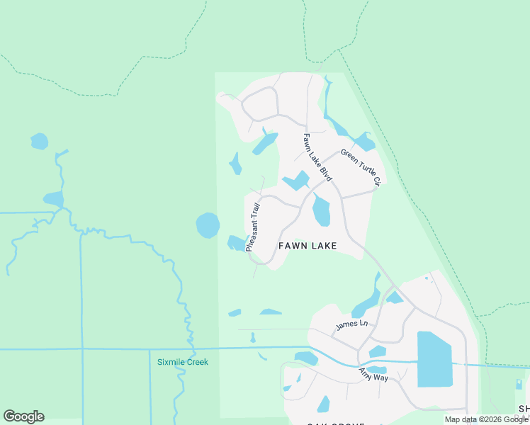 map of restaurants, bars, coffee shops, grocery stores, and more near 3248 Pheasant Trail in Mims