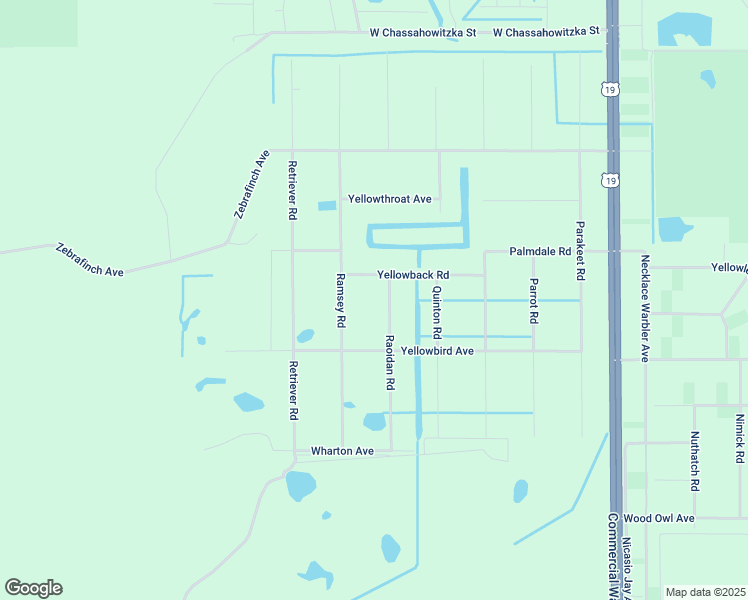 map of restaurants, bars, coffee shops, grocery stores, and more near 18183 Raoidan Road in Brooksville