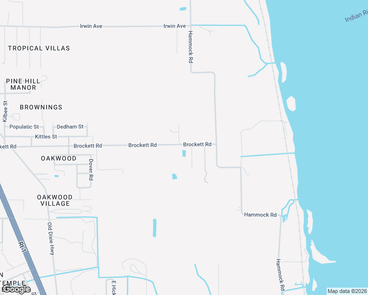 map of restaurants, bars, coffee shops, grocery stores, and more near 2705 Brockett Road in Mims