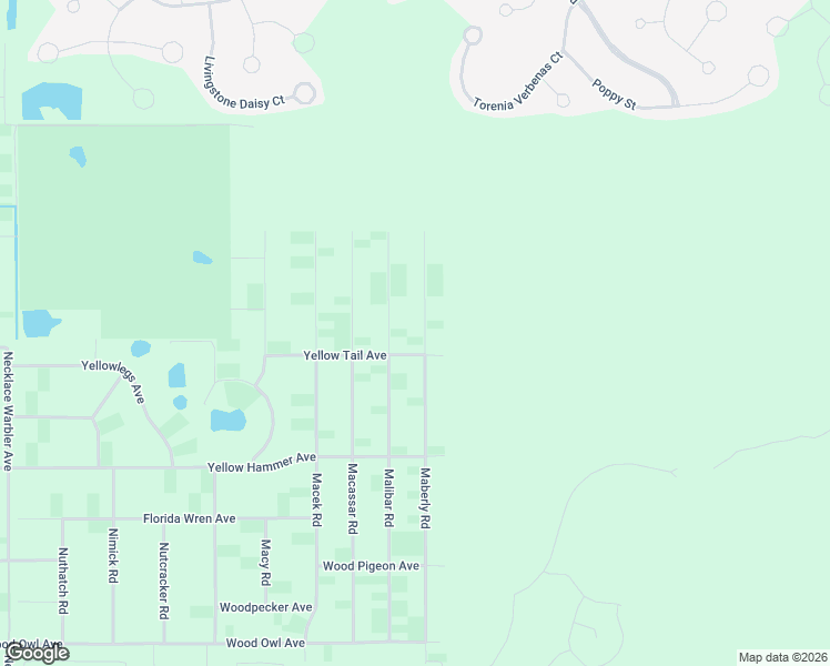 map of restaurants, bars, coffee shops, grocery stores, and more near 18296 Malibar Road in Brooksville