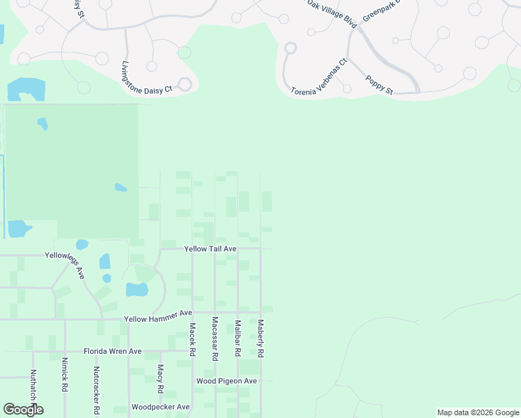 map of restaurants, bars, coffee shops, grocery stores, and more near 18336 Maberly Road in Brooksville