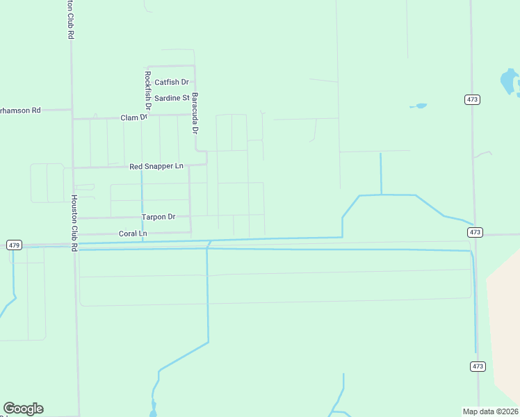 map of restaurants, bars, coffee shops, grocery stores, and more near 12 Oar Fish Drive in Palacios