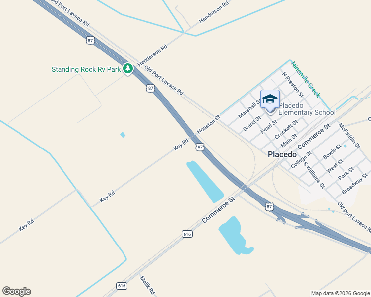 map of restaurants, bars, coffee shops, grocery stores, and more near 57 Key Road in Victoria