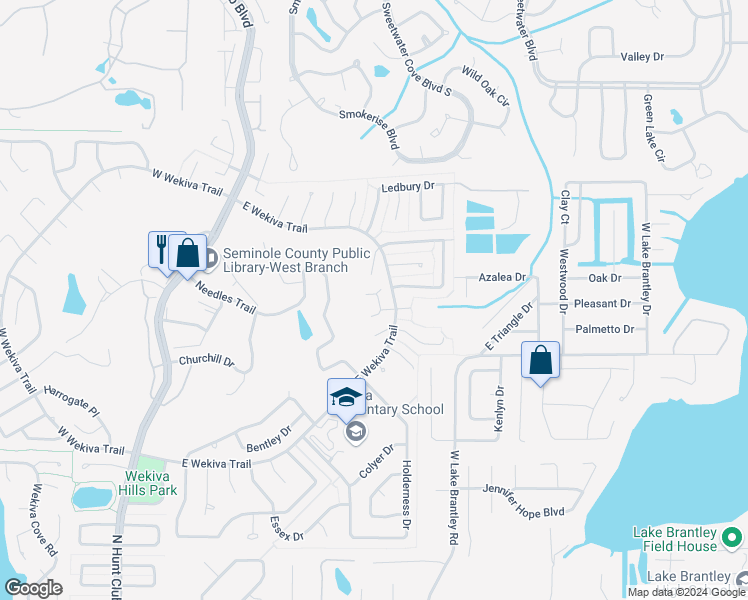 map of restaurants, bars, coffee shops, grocery stores, and more near 131 West York Court in Longwood