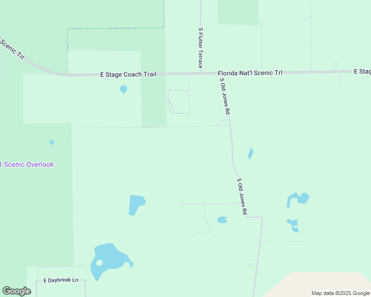 map of restaurants, bars, coffee shops, grocery stores, and more near 11556 South Old Jones Road in Floral City