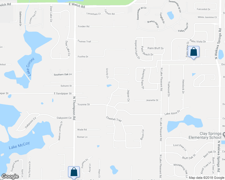map of restaurants, bars, coffee shops, grocery stores, and more near 920 Cheetah Trail in Apopka