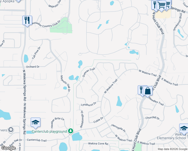 map of restaurants, bars, coffee shops, grocery stores, and more near 212 Ramsbury Court in Longwood
