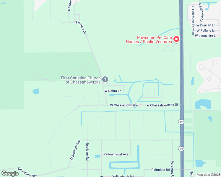 map of restaurants, bars, coffee shops, grocery stores, and more near 7838 West Twin Canal Lane in Homosassa