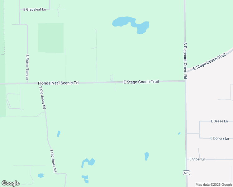map of restaurants, bars, coffee shops, grocery stores, and more near 3830 East Stage Coach Trail in Floral City