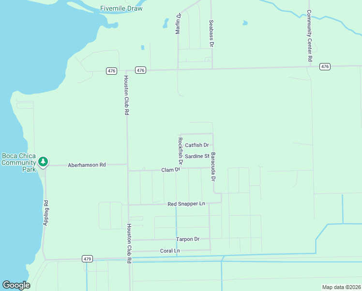 map of restaurants, bars, coffee shops, grocery stores, and more near 147 Catfish Drive in Palacios