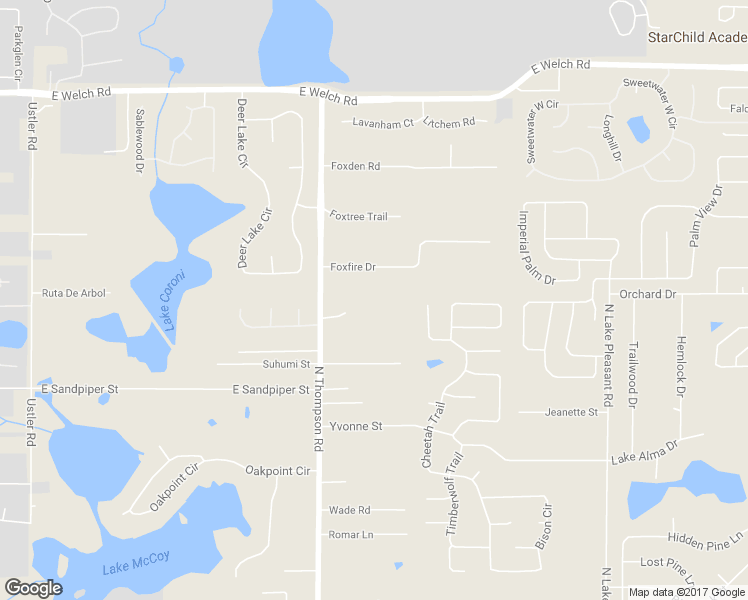 map of restaurants, bars, coffee shops, grocery stores, and more near 1190 Jeff Drive in Apopka