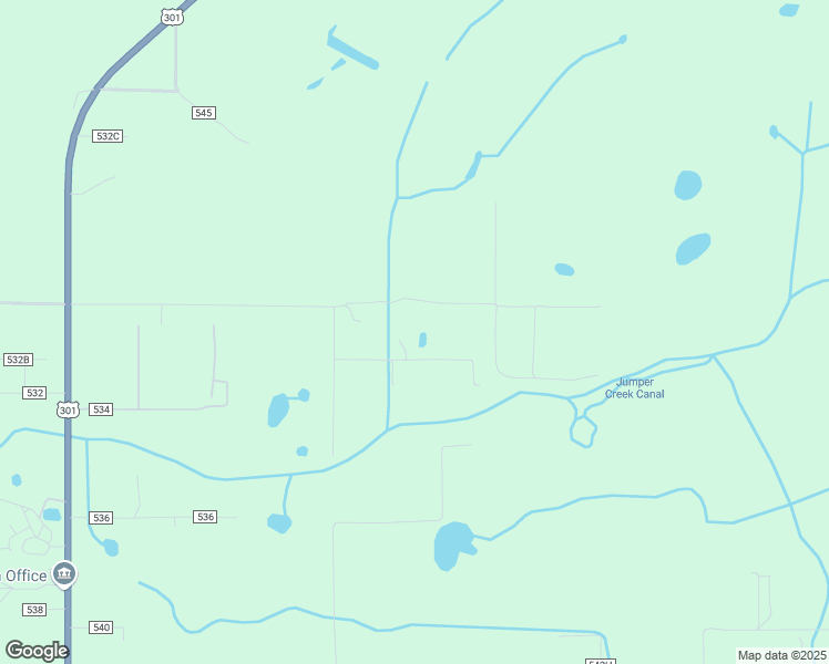 map of restaurants, bars, coffee shops, grocery stores, and more near 3881 Cr 532s in Bushnell