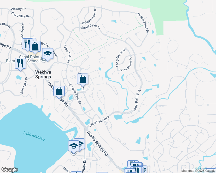 map of restaurants, bars, coffee shops, grocery stores, and more near 420 Summit Ridge Place in Longwood