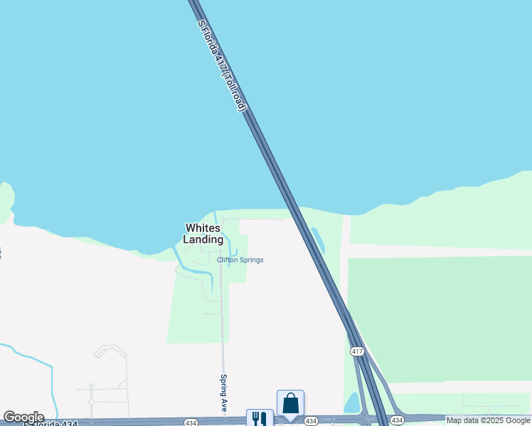 map of restaurants, bars, coffee shops, grocery stores, and more near 1824 Lake Street in Oviedo