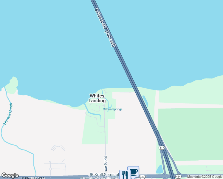 map of restaurants, bars, coffee shops, grocery stores, and more near 1952 Lake Street in Oviedo