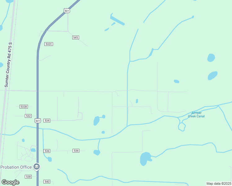 map of restaurants, bars, coffee shops, grocery stores, and more near 3881 County Road 532 South in Sumterville