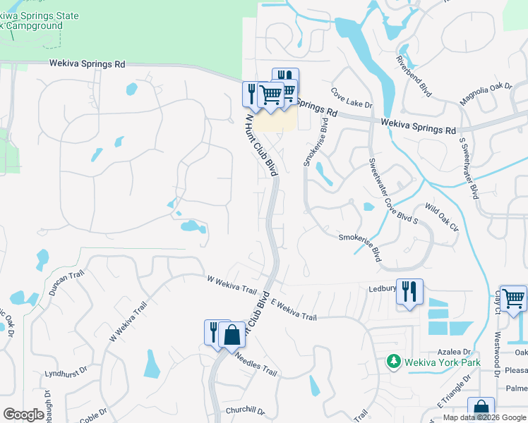 map of restaurants, bars, coffee shops, grocery stores, and more near 396 Newton Place in Longwood