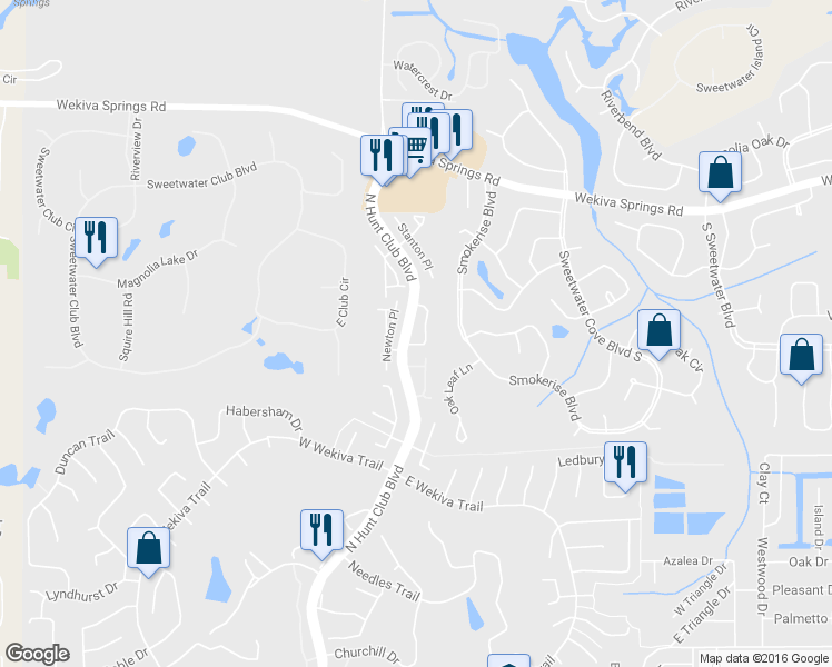 map of restaurants, bars, coffee shops, grocery stores, and more near 416 Evesham Place in Longwood