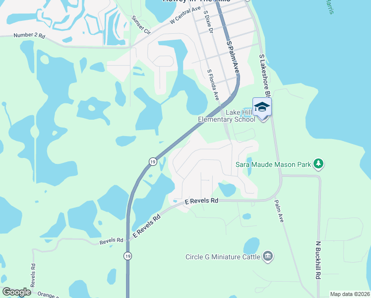 map of restaurants, bars, coffee shops, grocery stores, and more near 330 Terracotta Terrace in Howey-in-the-Hills