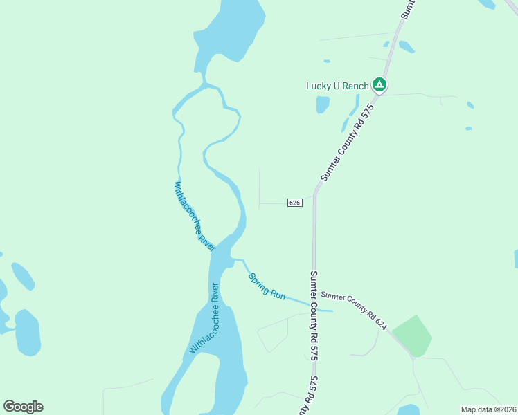 map of restaurants, bars, coffee shops, grocery stores, and more near 3726 County Road 626 North in Bushnell