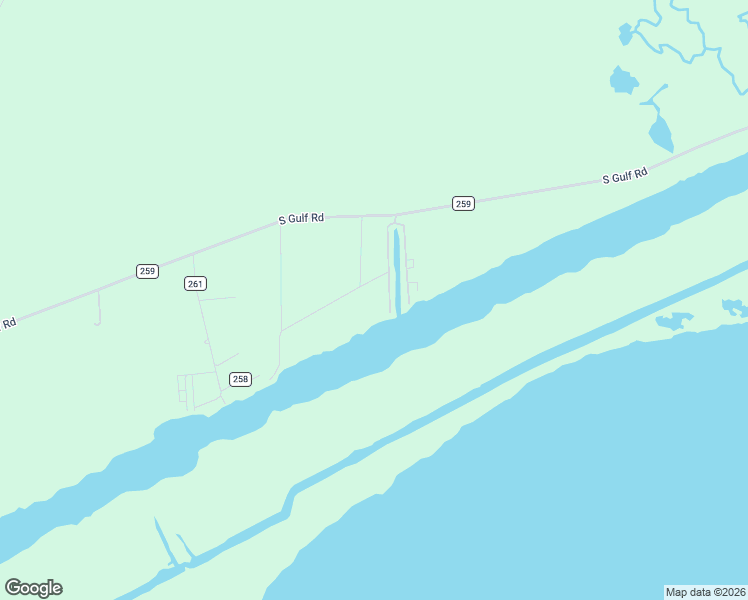 map of restaurants, bars, coffee shops, grocery stores, and more near 5 Pr 642 Holiday Harbor 1 in Matagorda
